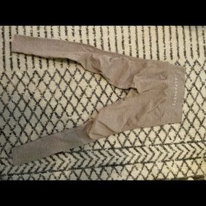 Alphalete Heather taupe leggings size Medium